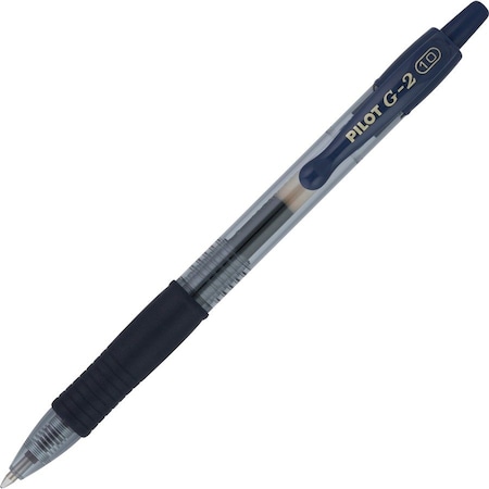 G2 Pen, Gel, 1.0mm Point, 3/5"Wx3/5"Lx5-3/4"H, 12/DZ, Navy PK PIL15125